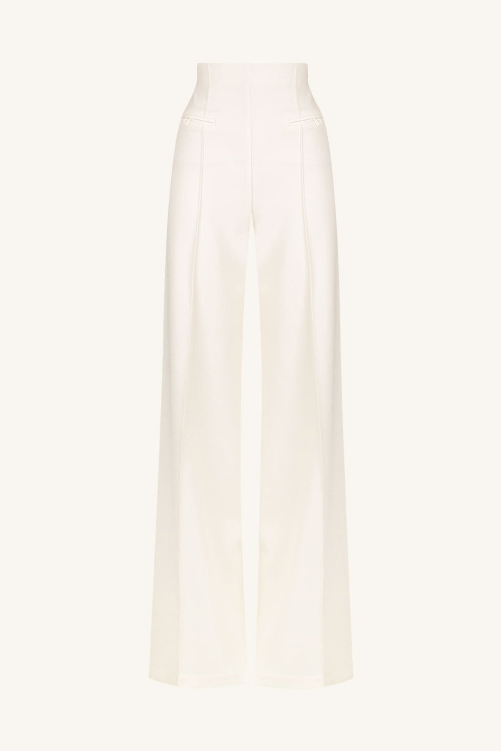 AMURA HIGH WAISTED WIDE LEG PANT - CREAM