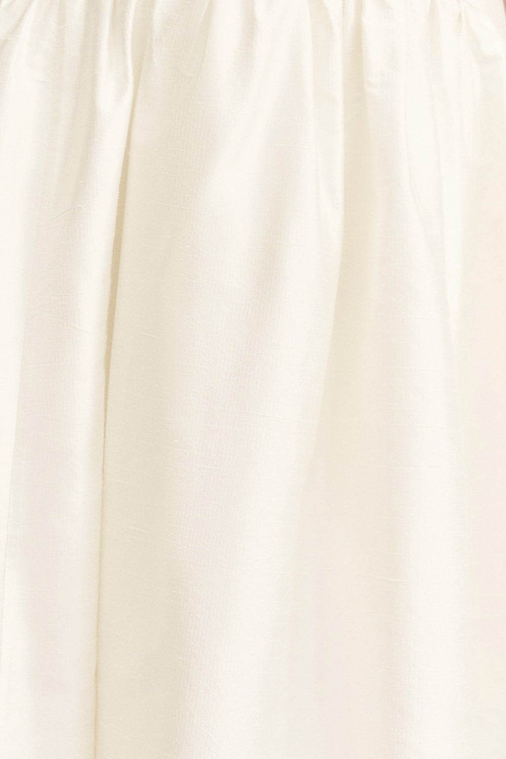 LUCERO SILK PANELLED MAXI DRESS - IVORY