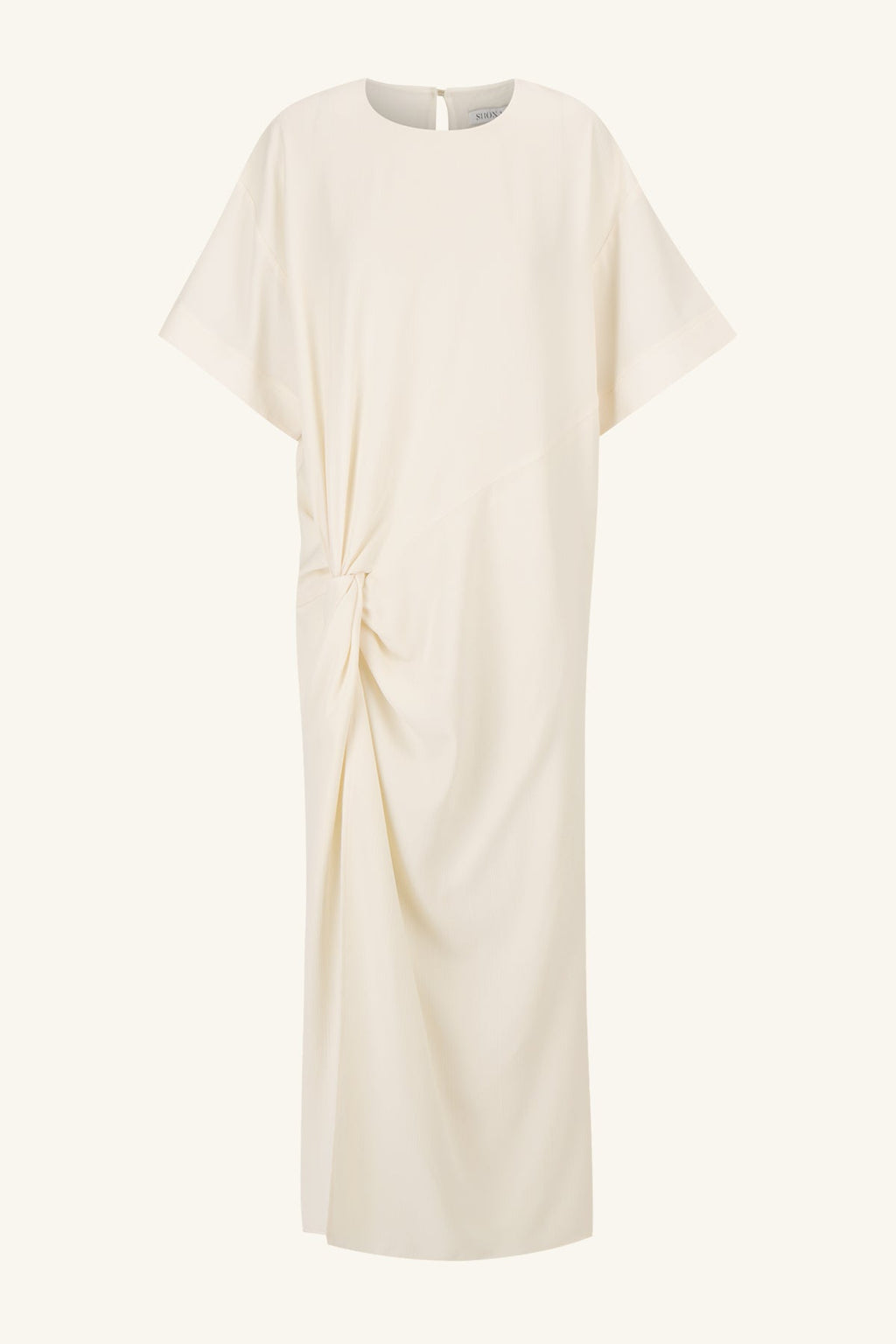 ILIAD T SHIRT MIDI DRESS - RICE