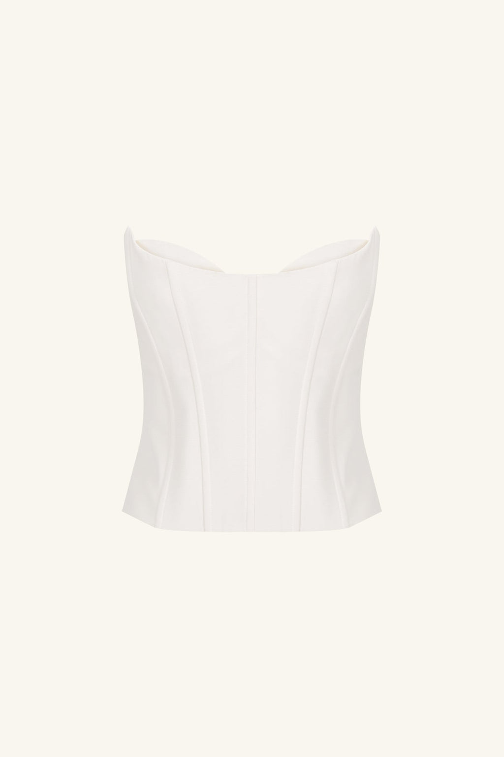 OAKLEY STRAPLESS CORSET - IVORY